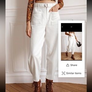 Brand new shein white pants